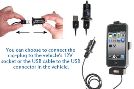 iPhone and iPod Touch USB Charging Holder