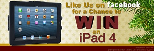 iPad 4 Giveaway on Facebook