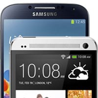 HTC One and Samsung Galaxy S4