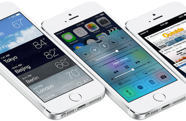 iPhone 5s iOS 7 screenshot