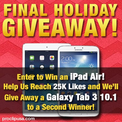 iPad Air Giveaway