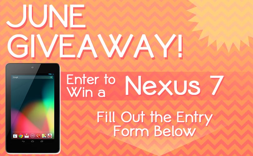 Win a Nexus 7 Tablet