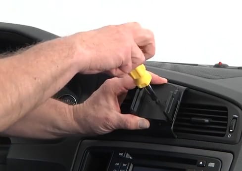 Car Phone Holder Tilt Swivel Installation