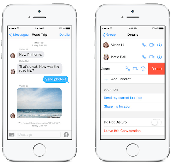 iOS 8 Group Messaging