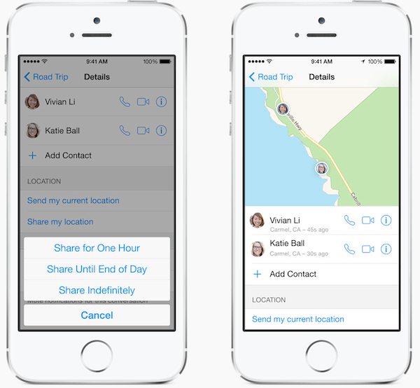 iOS-8-Messages-Location setting