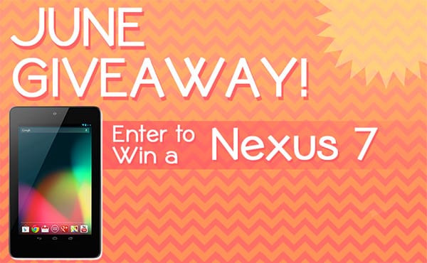 Nexus 7 Giveaway