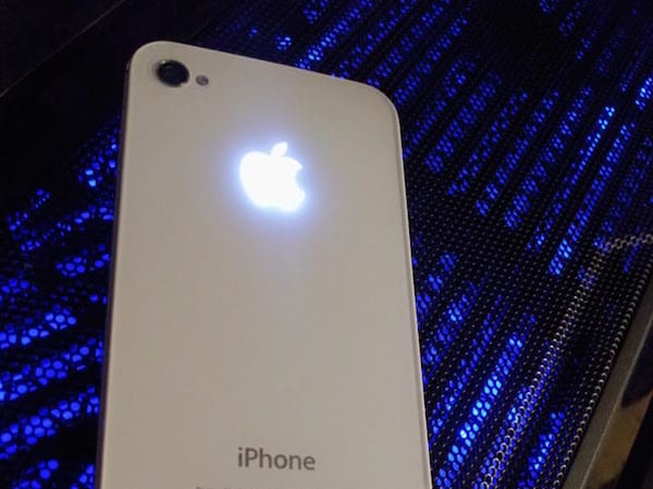Glowing Apple iPhone