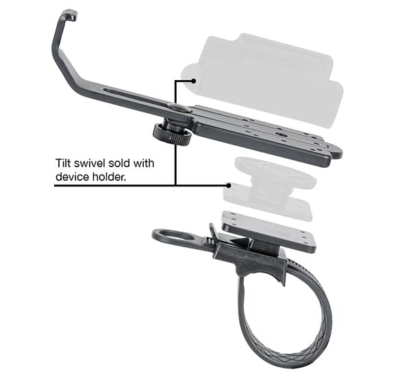 Top Support and Adjustable Strap Bike Phone Mount 