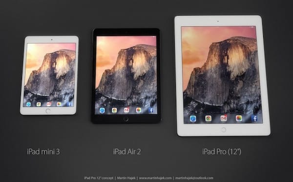 iPad Pro mock up with family