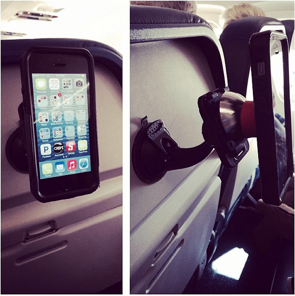 Suction Cup Airplane Phone Mount