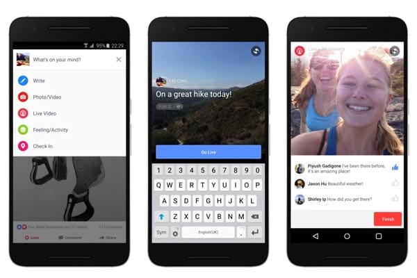 Live Broadcasting on Facebook Available for Android