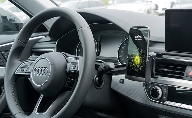 Audi A4 Dashboard phone mounts