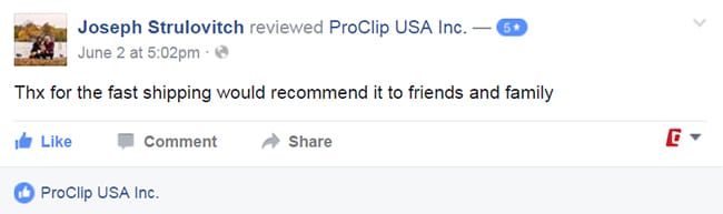 Customer Review for ProClip USA