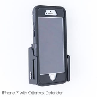 Option 3: Adjustable iPhone 7 Holder for Rugged Cases with the Otterbox Defender 